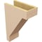 Ekena Millwork 6"W x 12"D x 18"H Classic Burlington Rough Cedar Woodgrain TimberThane Corbel, Primed Tan CORUR06X12X18BURRCPR - alternate 6